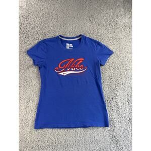 Nike Dri Fit T Shirt Womens‎ Medium Cotton Graphic Retro 90s Tee